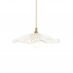 Orchid Easyfit Textured Glass Pendant Shade