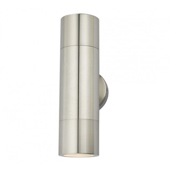 Ortega Exterior 2 Light Wall Light in Aluminium - IP65