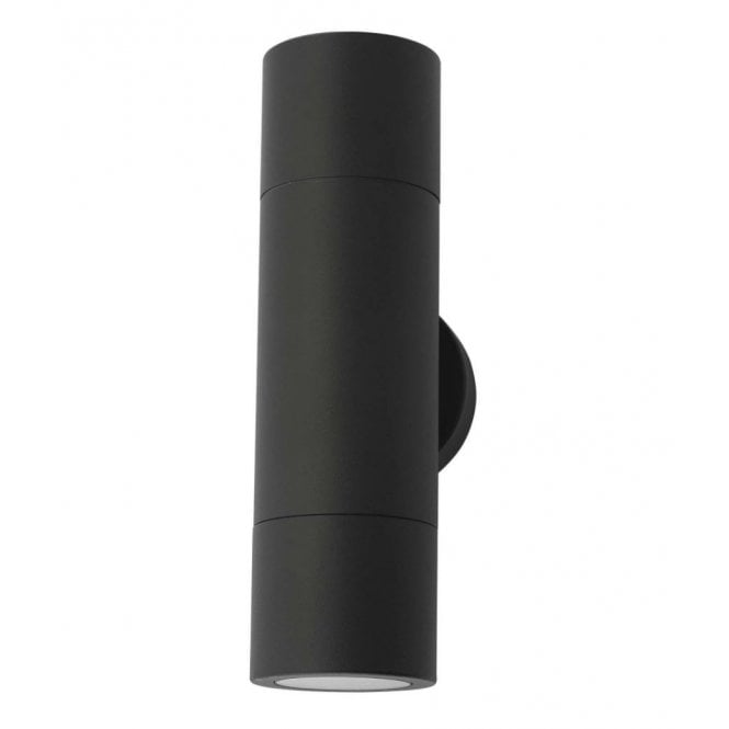 Ortega Exterior 2 Light Wall Light in Black - IP65