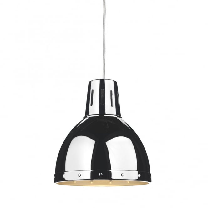 OSAKA retro style chrome ceiling pendant shade *Three Available*