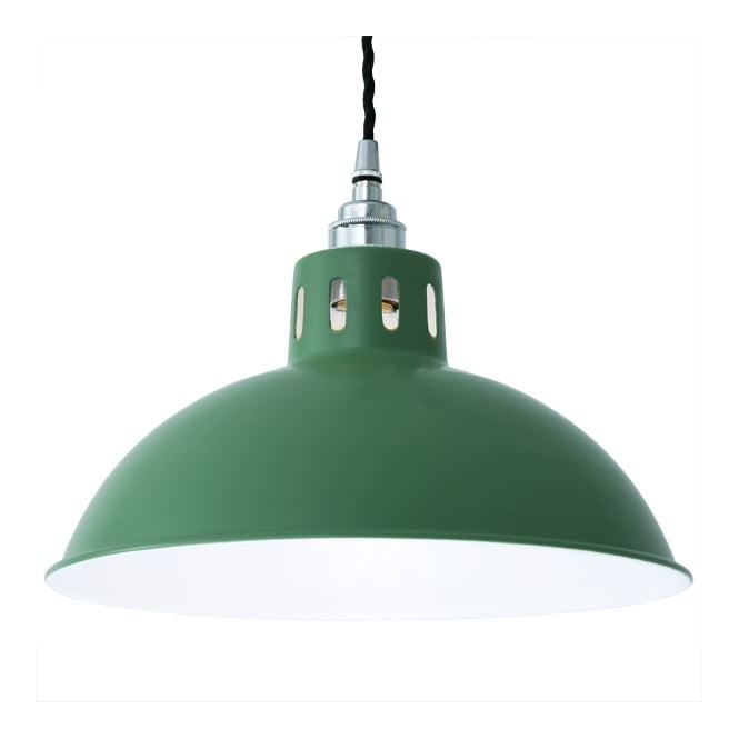 OSSON Factory Pendant in Powder Coated Sage Green