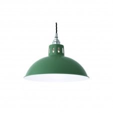 OSSON Factory Pendant in Powder Coated Sage Green