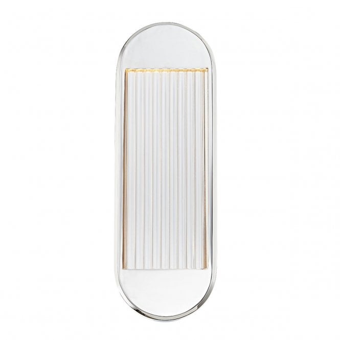Palais Medium LED Wall Light - Polished Nickel