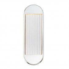 Palais Medium LED Wall Light - Polished Nickel