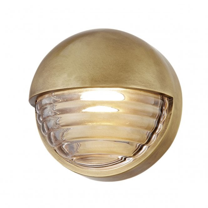 Palais Small LED Wall Light - Vintage Brass