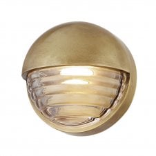 Palais Small LED Wall Light - Vintage Brass