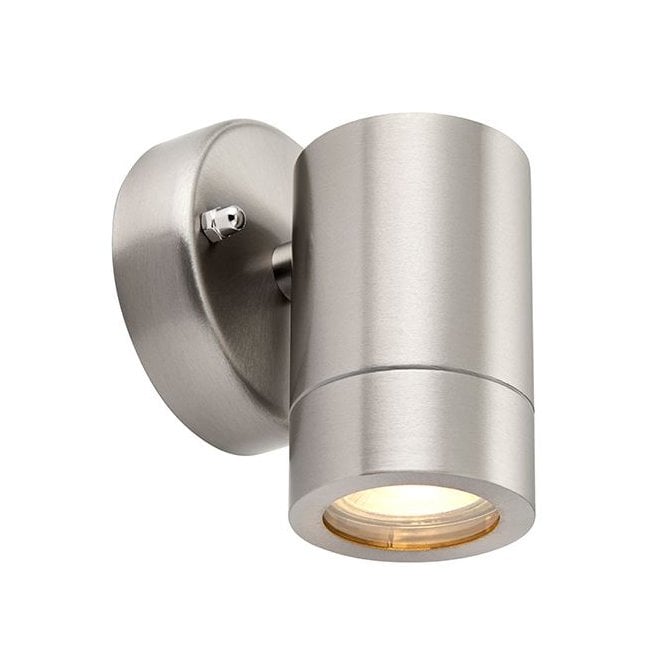 Palin 1 Light Exterior Wall Light IP44 7W - Stainless Steel