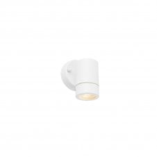 Palin 1 Light Outdoor Wall Light IP44 7W - Gloss White