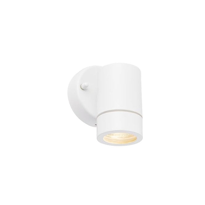 Palin 1 Light Outdoor Wall Light IP44 7W - Gloss White