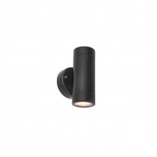 Palin 2 Light Outdoor Wall Light IP44 7W - Matt Black