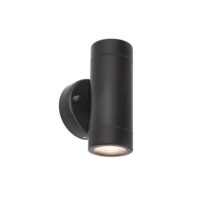 Palin 2 Light Outdoor Wall Light IP44 7W - Matt Black