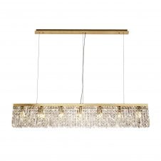PARAGON 7 Light E14 Ceiling Pendant Gold/Crystal