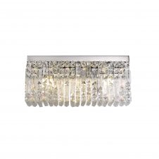 PARAGON Large Crystal and Chrome Wall Light