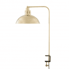 PARIS Industrial Brass Table Lamp with Desk Clamp