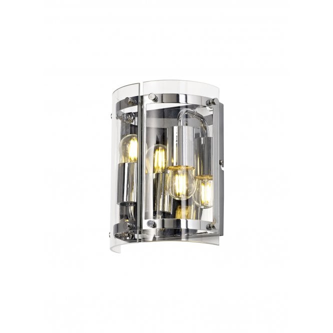 PARKER 2 Light Wall Light Polished Chrome
