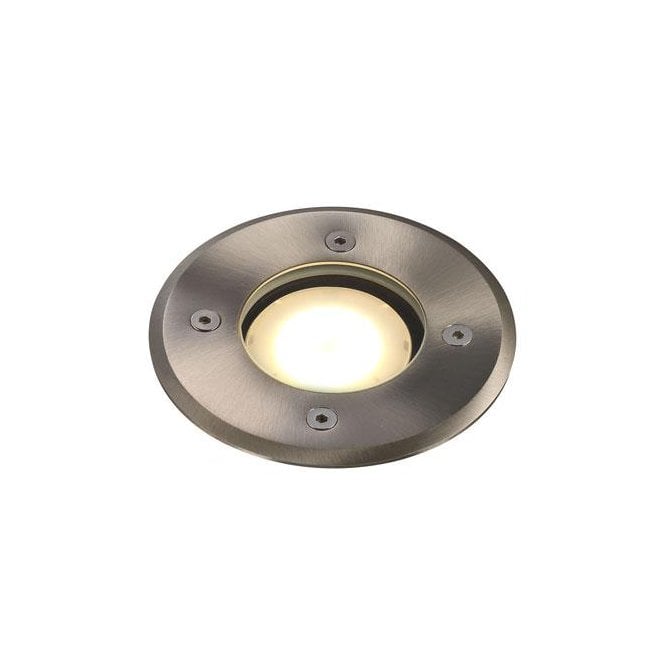 PATO ROUND recessed outdoor ground light in stainless steel