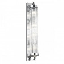 PAULSON 4 light bathroom tube light in chrome with glass rod diffuser