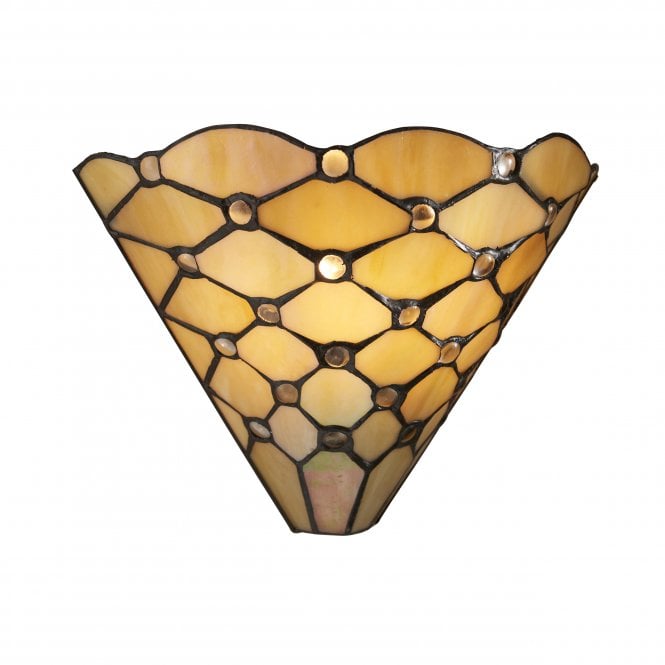 PEARL Wall Light with Tiffany Style Glass