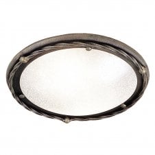 Traditional Circular Flush Fitting Ceiling Light