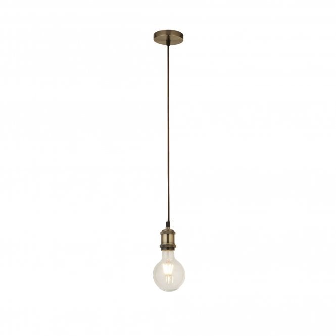 PENDULOUS Antique Brass Ceiling Pendant