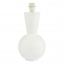Clay Finished Table Lamp in Matt White (Base Only)