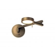 Antique Brass wall light swing arm modern lamp