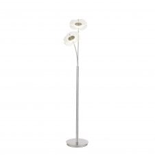 PETALS Floor Lamp | 2 x 6W LED | 4000K | 920lm | Polished Chrome | 3yrs Warranty