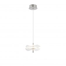 PETALS Pendant | 1 x 6W LED | 4000K | 460lm | Polished Chrome | 3yrs Warranty