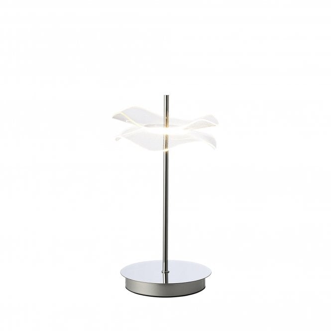 PETALS Table Lamp | 1 x 6W LED | 4000K | 460lm | Polished Chrome | 3yrs Warranty