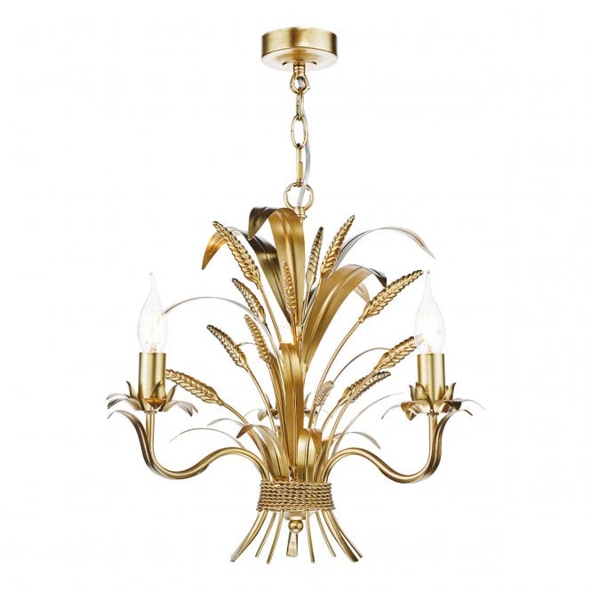 Phaedra 3 Light Gold Pendant
