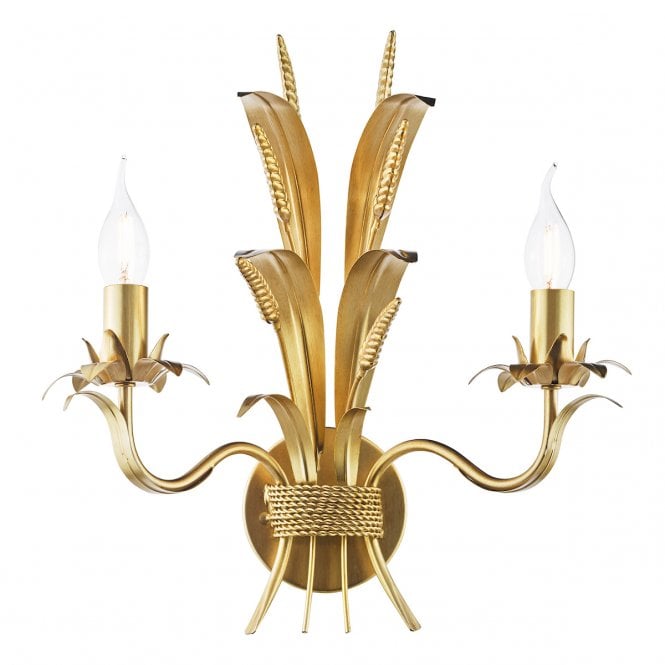 Phaedra Double Wall Light Gold