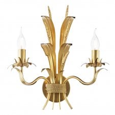gold double wall light