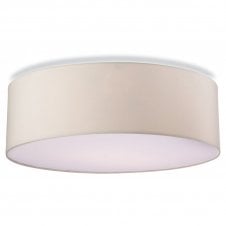 PHOENIX contemporary flush ceiling light in cream
