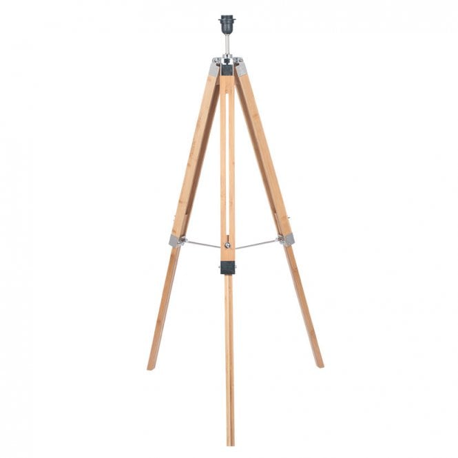 PHOTOGRAPH Bamboo Tripod Floor Lamp - Base Only