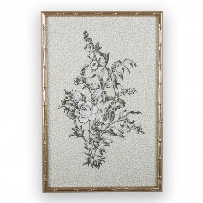 PICARDIE in Grey Tones Framed Print in Metallic Frame