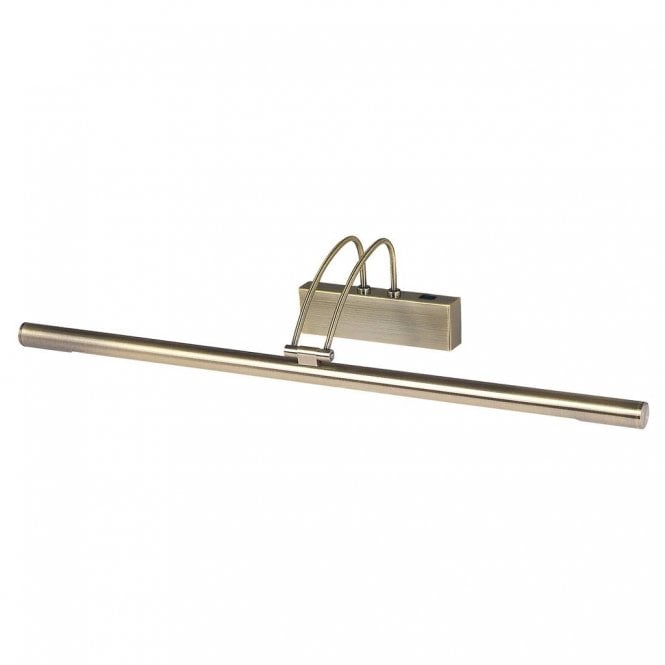 PICTURE LIGHT low energy slimline in antique brass