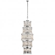 18 Light Chandelier in Polished Chrome