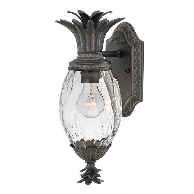 Plantation 1lt Small Black Wall Lantern
