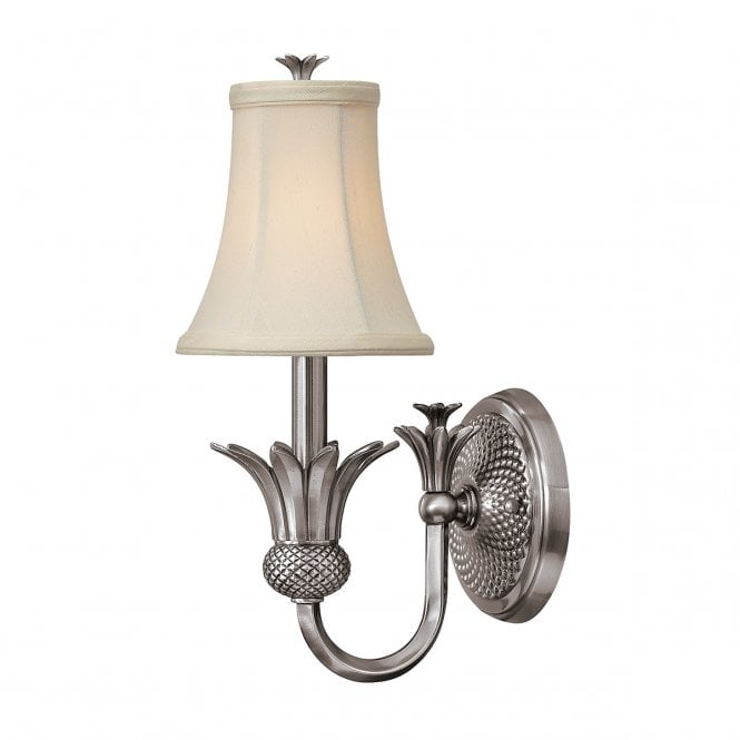 PLANTATION antique nickel single wall light
