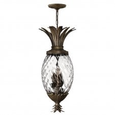 PLANTATION bronze pineapple ceiling pendant light