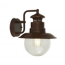 Rustic Brown Outdoor Wall Light | IP44 | Lighting Company 