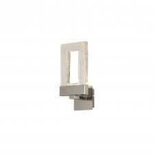 POLAROID Switched LED Wall Light in Polished Chrome with Crystal Glass with 3 year warranty