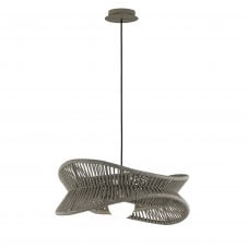 Polinesia 60cm Pendant, 1 x E27, IP44, Beige Oscu, 2yrs Warranty