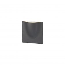 PRESTON outdoor LED wall light in anthracite finish with 3 year warranty