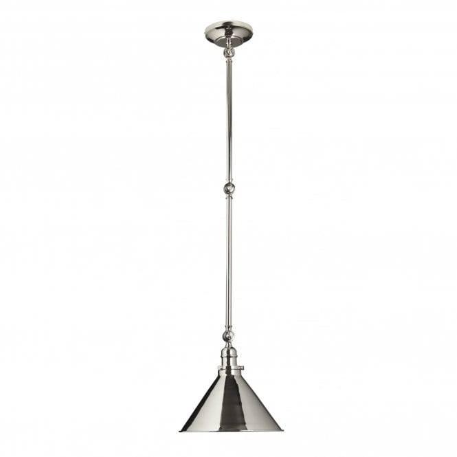 PROVENCE grande wall/ceiling light in polished nickel