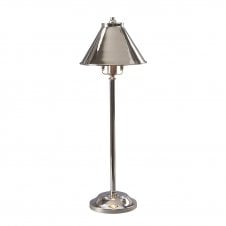 PROVENCE industrial polished nickel stick lamp