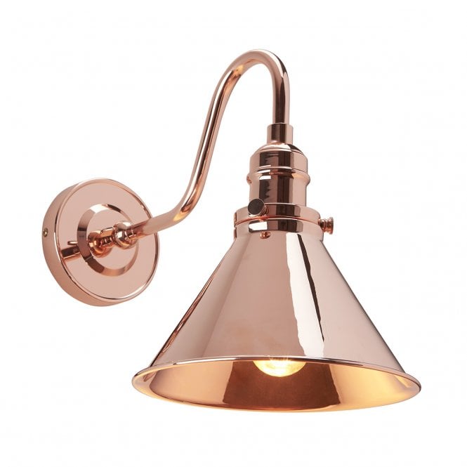 PROVENCE industrial single copper wall light