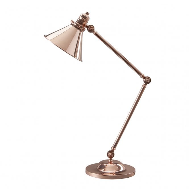 PROVENCE industrial style copper table lamp