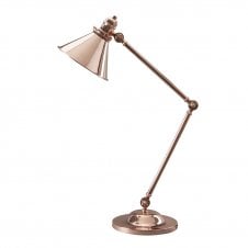 PROVENCE industrial style copper table lamp