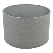 Large grey linen table lamp shade